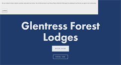 Desktop Screenshot of glentressforestlodges.co.uk